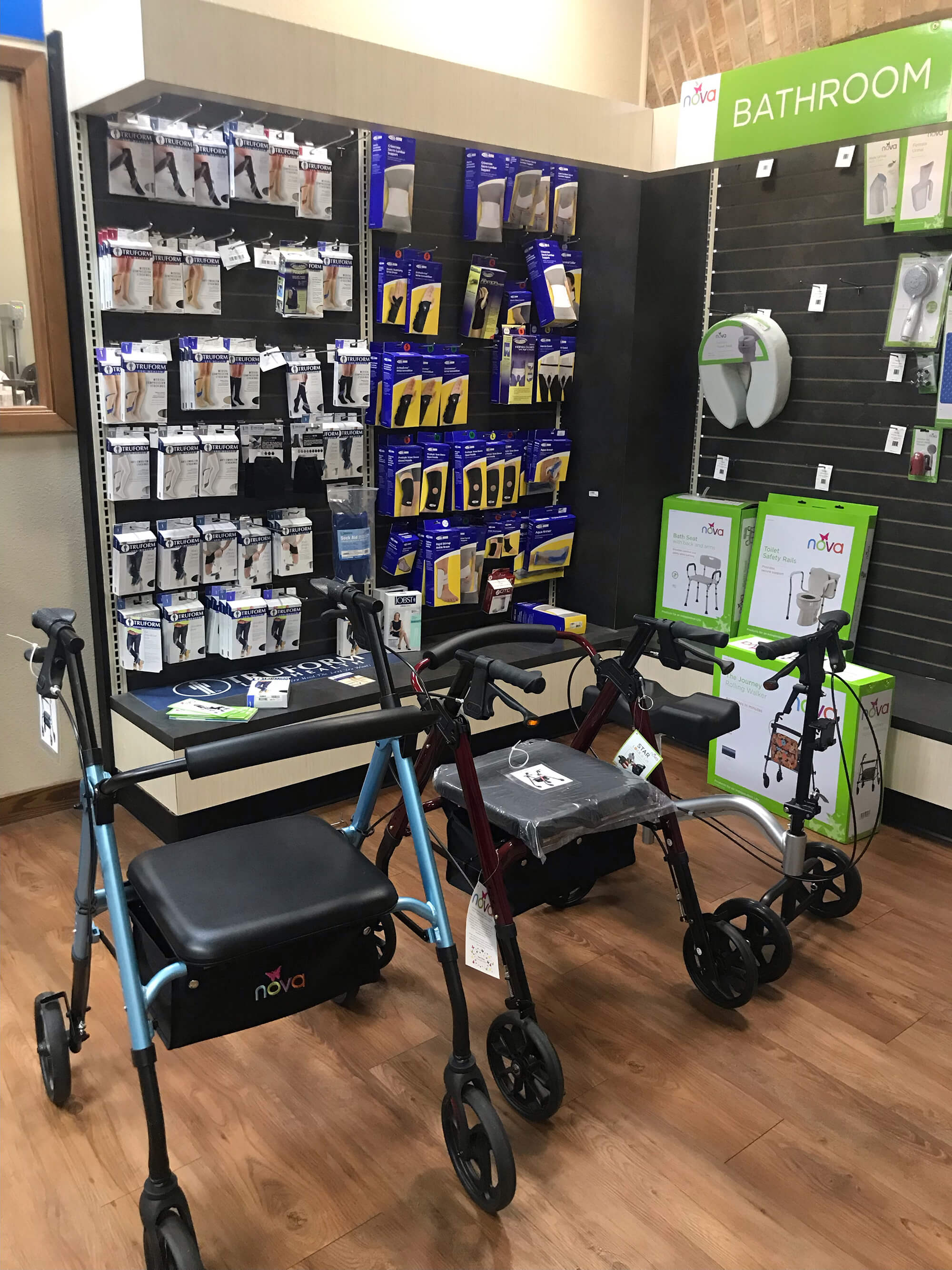Walkers for sale at Gibson Pharmacy in Athens TX